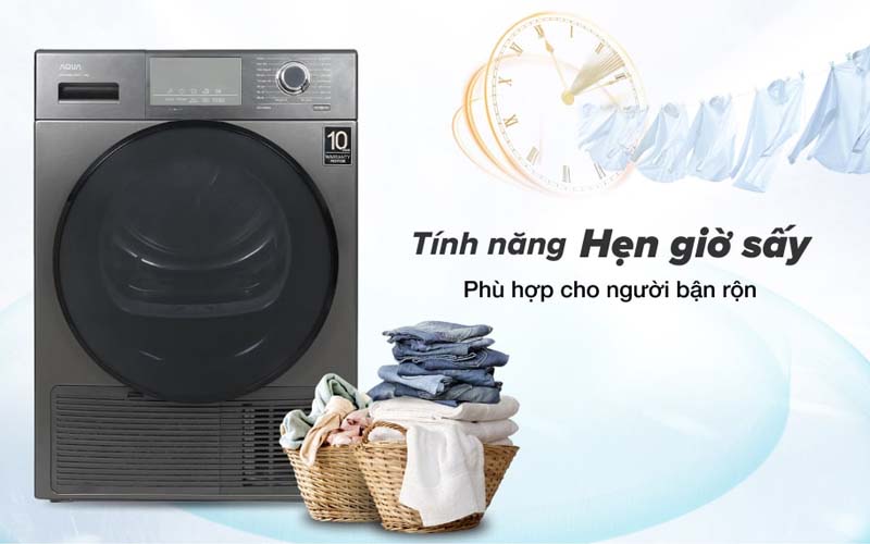 Máy sấy AQUA 9kg AQH-H900G.PS