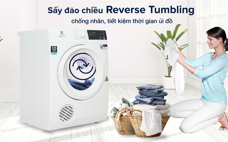 Máy sấy thông hơi ELECTROLUX EDV854J3WB