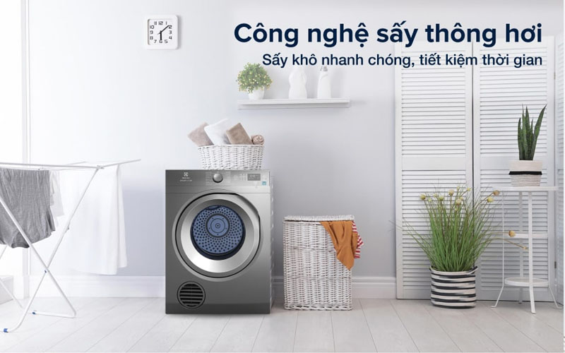 Máy sấy thông hơi ELECTROLUX EDS854N3SB