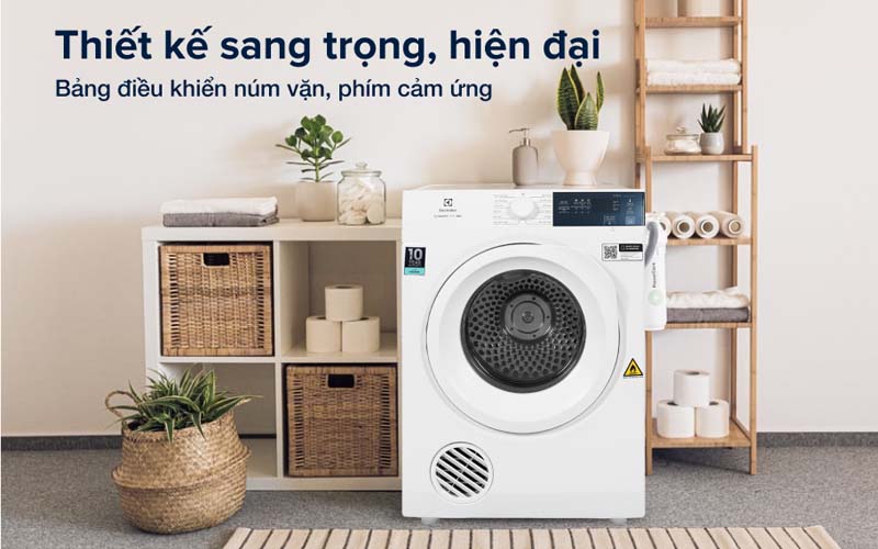 Máy sấy ELECTROLUX 7.5kg EDV754H3WB