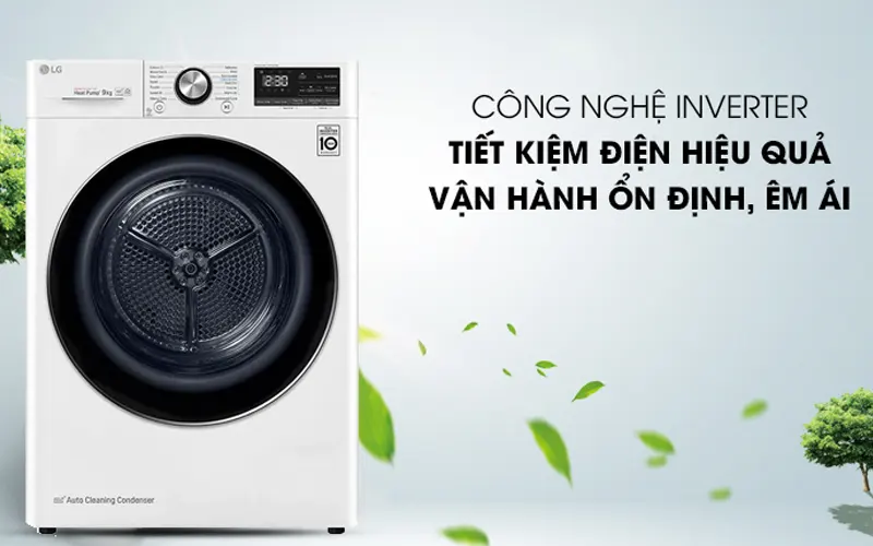 Máy sấy LG 9kg DVHP09W