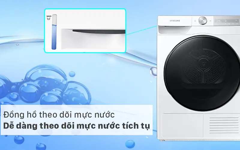 Máy sấy SAMSUNG 9kg DV90T7240BH/SV