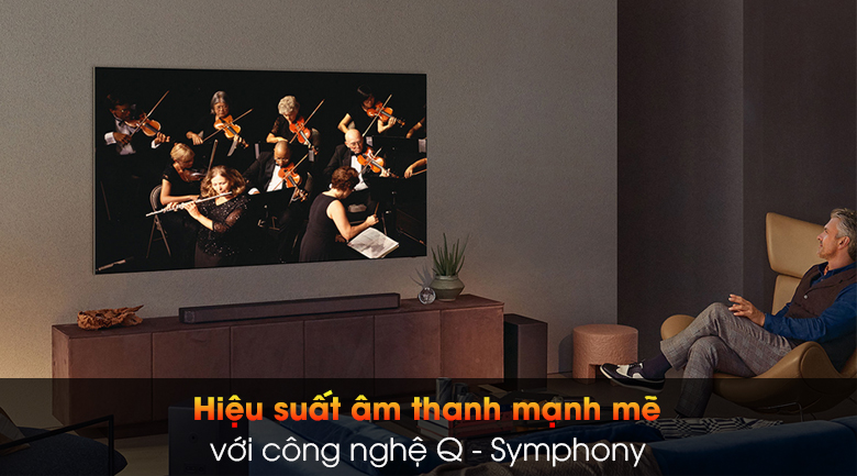 Smart Tivi The Wall Micro LED Samsung 4K 99 inch MNA110MS1A - Q - Symphony