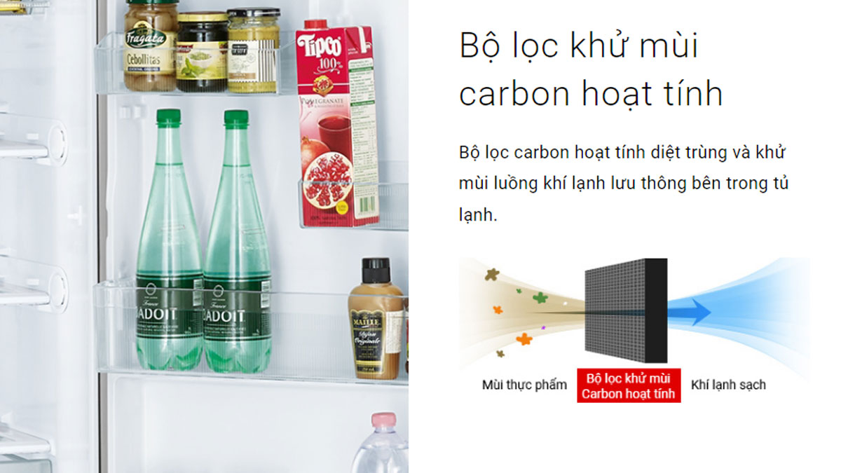 Bộ lọc khử mùi carbon hoạt tính khử mùi cực sạch