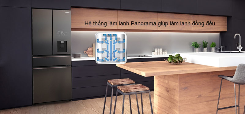 Hệ thống làm lạnh Panorama giúp làm lạnh đồng đều